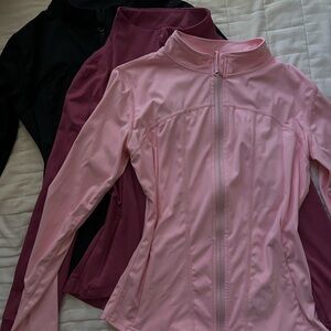 Lot of 3 Women’s BBL Zip-Up Workout Jackets